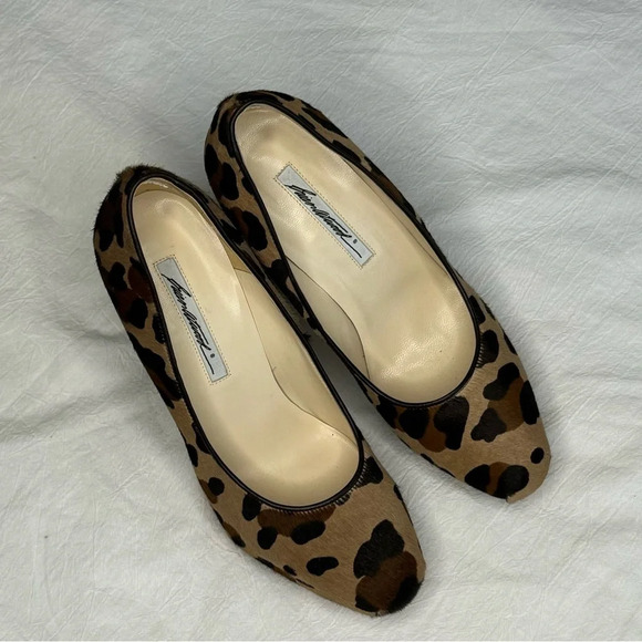BRIAN ATWOOD 'MANIAC' LEOPARD PRINT CALF HAIR STILETTOS SIZE 39 SEXY AF DESIGNER - Picture 8 of 16